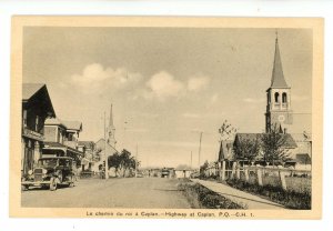 Canada - QC, Caplan. Highway Through Town