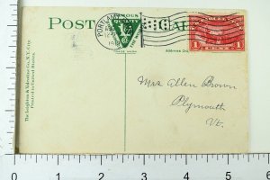 C.1910 Maine General Hospital Portland, Maine Cancelled 1¢ US Parcel Post P36