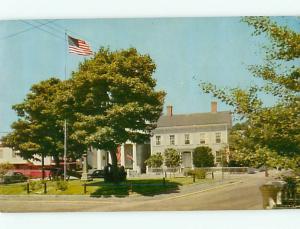 Vintage Post Card Cannon Square Seaport to repulse British Stonington  CT # 4722