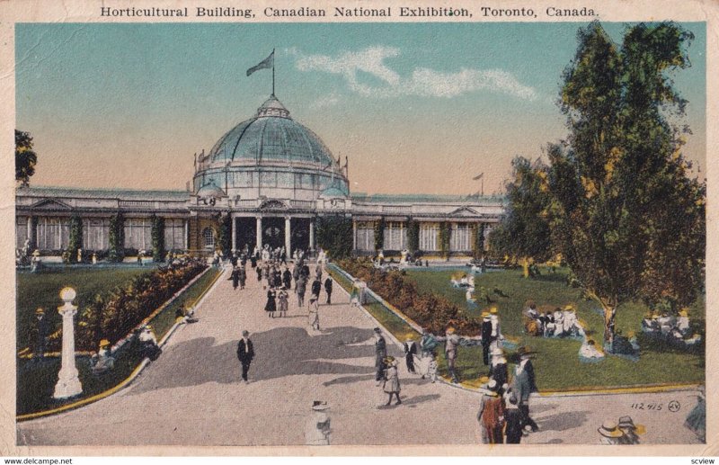 TORONTO, Ontario, Canada, 1900-1910s; Horticultural Building, Canadian Nation...