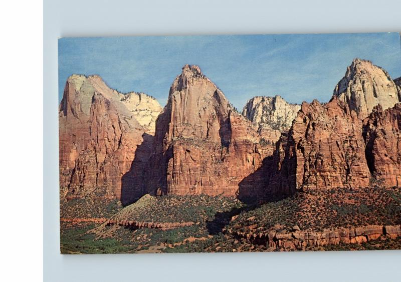 The Three Patriarchs Zion National Park Utah 3 Towering Mountains of the Sun