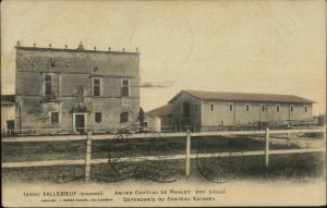Salleboeuf Frace Chateau De Rivalet c1910 Postcard
