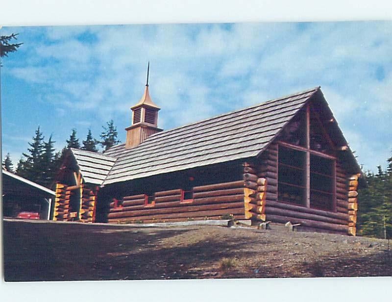 Unused Pre-1980 CHURCH SCENE Auke Bay - Juneau Alaska AK A5749