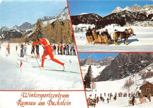 BG11565 wintersportzentrum types horse ski  ramsau am dachstein    austria