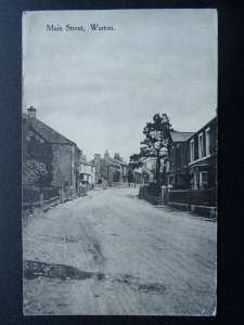 Lancashire WARTON Main Street - Old Postcard by R.C.S. Series