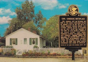 Birthplace Of Carl Sandburg Poet And Lincoln Biographer Galesburg Illinois