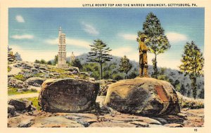 Little Round Top and The Warren Monument Gettysburg, Pennsylvania PA s 