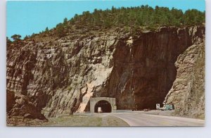 Shoshone Canyon Tunnel, Cody, Wyoming, Vintage Chrome Postcard