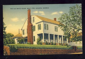 Augusta, Georgia/GA Postcard, The Old White House, Built 1750