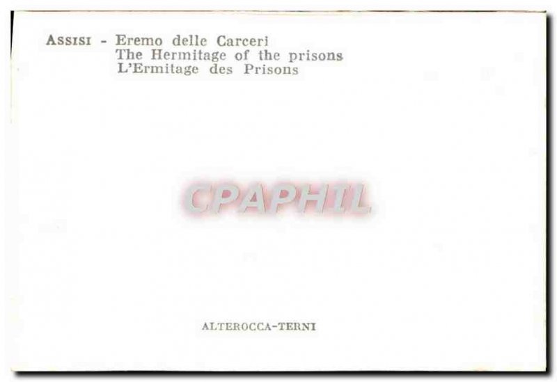 Modern Postcard Assisi Eremo delle Carceri
