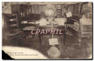 Old Postcard furniture and relics of the Holy Cure D & # 39Ars