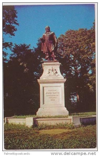 Monument to Settlor Captain John Smith, Jamestown Virginia