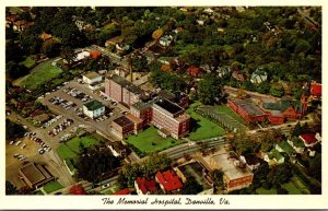 Virginia Danville Aerial View The Meorial Hospital