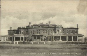 Las Vegas NM St. Anthony's Sanitarium c1910 Postcard