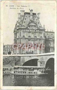 Old Postcard Paris Tuileries Pavillon de Flore