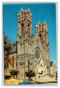Vintage 1950's Postcard Catholic Cathedral of the Madeleine Salt Lake City Utah