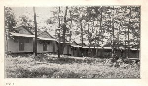 Vintage Postcard 1916 Cottages Beautiful And Nice Setting With Nature Ambiance