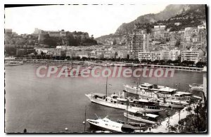 Postcard The Old Principality of Monaco Monte Carlo harbor