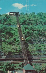 Pittsburgh PA, Pennsylvania - Mt Washington Incline Railway - pm 1973