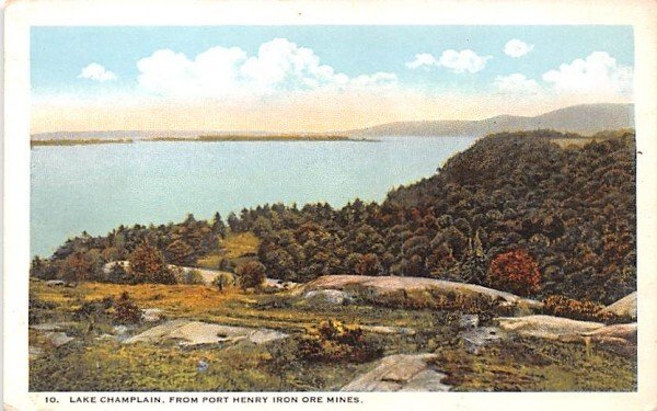 From Port Henry Iron Ore Mines Lake Champlain, New York