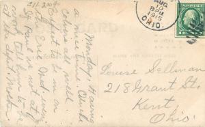 SUMMERLAND BEACH OHIO BEAUTIFUL VIEW REAL PHOTO POSTCARD c1915