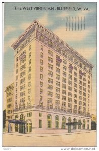 The West Virginian Hotel, Bluefield, West Virginia, 1954 PU