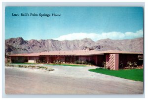 Vintage Lucy Ball's Palm Springs Home. Postcard P109E