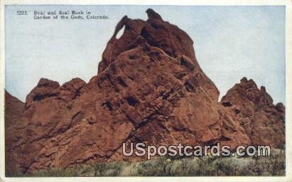 Bear & Seal Rock - Garden of the Gods, Colorado CO