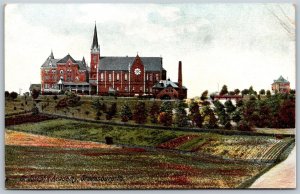 Vtg Greensburg Pennsylvania PA St Josephs Academy School 1910s View Old Postcard