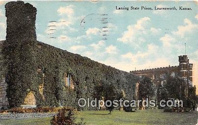 Lansing State Prison Leavenworth, Kansas USA Prison 1910 