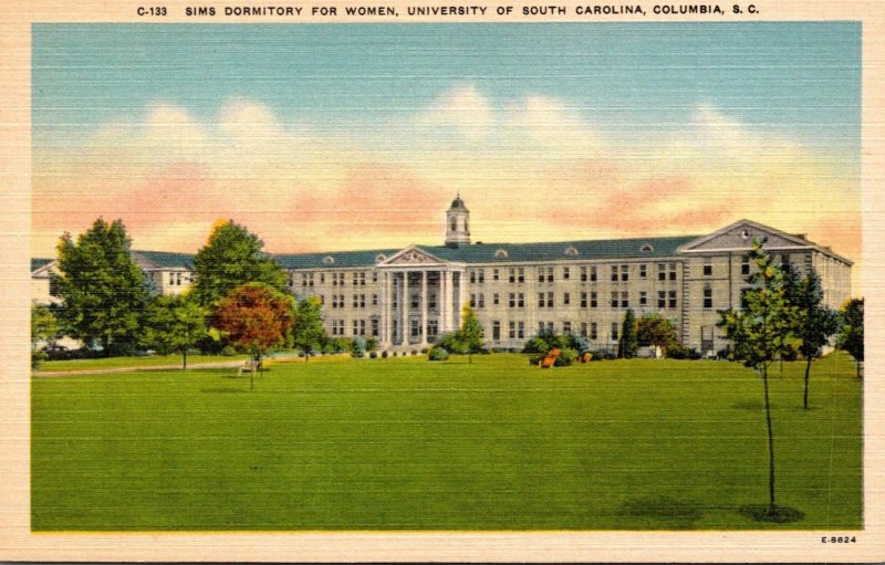 South Carolina Columbia Sims Dormitory For Women University Of South Carolina