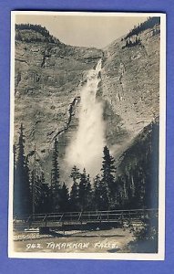 Field, British Columbia B.C., Canada Postcard, Takakkaw Falls