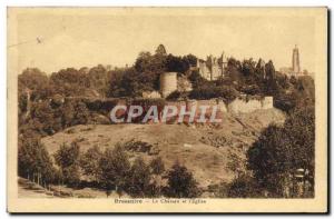 Old Postcard Bressuire Le Chateau And I & # 39Eglise