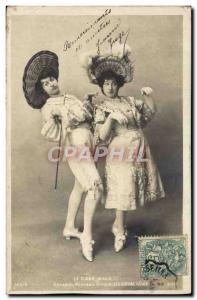 Old Postcard Dance Dance at the Cake Walk The circus Peres Sisters