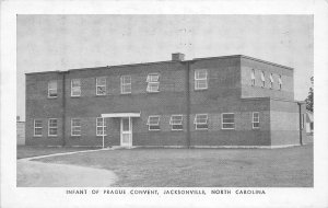 J30/ Jacksonville North Carolina Postcard? c1952 Prague Convent Building 235