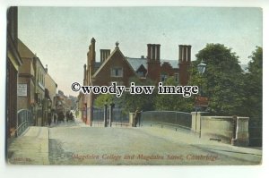 tp9312 - Cambs - Magdalen College and Magdalen Street, Cambridge - postcard