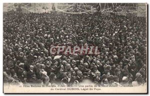 Old Postcard Chartres Holidays Marian 6 June 1927 Part of the crowd during th...