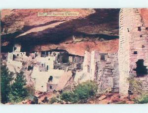 Divided-Back Indian CLIFF DWELLING state of Arizona HM7455