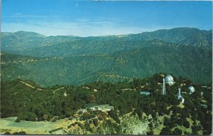 Aerial View Top Of Mount Wilson California Chrome Postcard C121