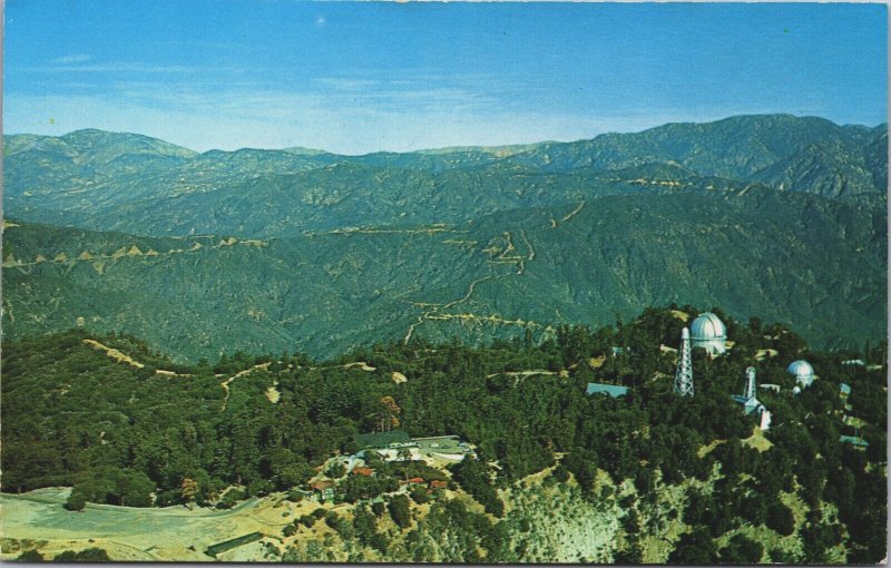 Aerial View Top Of Mount Wilson California Chrome Postcard C121