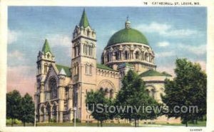 Cathedral - St. Louis, Missouri MO Postcard