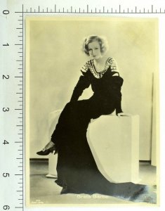 1930's-40's RPPC Greta Garbo Ross German Original Real Photo Postcard Z4 