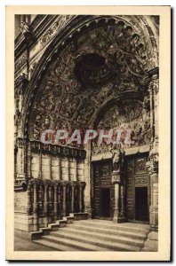 Old Postcard Dijon Eglise Saint Michel Portal The Last Judgment