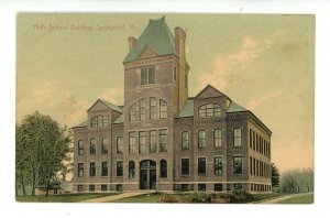 VT - Springfield. High School Building