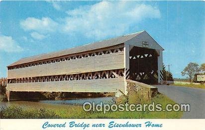 Covered Bridge, Eisenhower Home Unused 