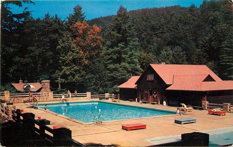 WATOGA STATE PARK, West Virginia WV SWIMMING POOL ca 1950s-60s Pocahontas