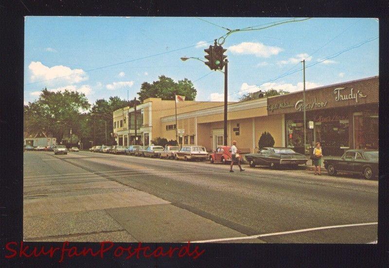 Fairfield Connecticut CT. Downtown Street Scene 1960'S Cars Vintage  Postcard | United States - Connecticut - Other, Postcard