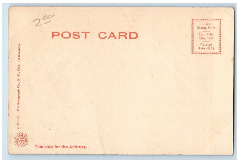 c1905's Rocks Bridge Scene Covered Bridge Haverhill Massachusetts MA Postcard