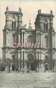 Postcard Vitry Le Francois Old Church of Our Lady