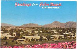 Greetings from Palm Desert, California, CA, Town View, Chrome